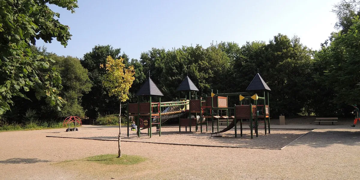 Aire de jeux pour enfants, illustration de l’accueil de loisirs